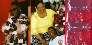 Burna Boy pauses show to observe a minute silence for Wizkid’s late mother (Video)