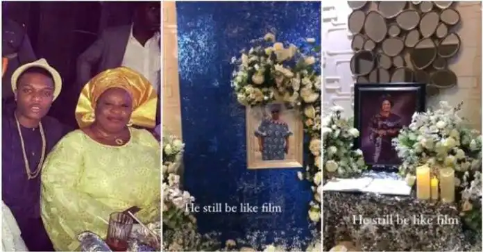Photos of Wizkid’s late mum, condolence register, candlelights in new video stir emotions