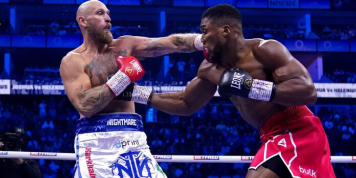 I didnt cheat Anthony Joshua - Helenius