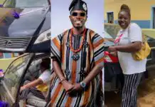 Mercy Aigbe, Wumi Toriola, others react as Ijebu splashes millions on a new car for his wife, months after acquiring a car (Video)
