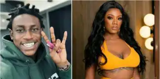 Shallipopi reacts as BBNaija’s Angel Smith professes love for him on Live TV