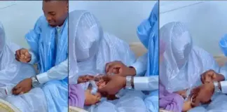 "wetin dey occur?" - Reactions as bride refuses to accept ring on wedding day (Video)