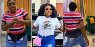 Lizzy Gold unbuckles trouser, shows proof as she addresses claims of wearing butt pads, fans react