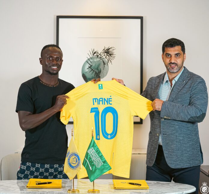 Sadio Mane joins Ronaldo at Al Nassr, to earn £650,000 weekly