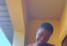 Female student shales her assets in front of her hostel for onlookers (Video)