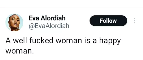 "A well f*cked woman is a happy woman" - Eva Alordiah says 1 3g8NBmO8aDR