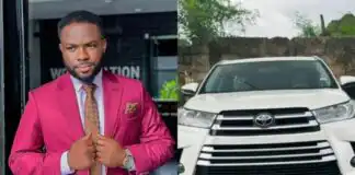 Congratulatory messages pour in as actor, Ibrahim Yekini ‘Itele’ acquires new car
