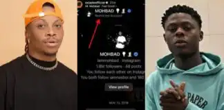Oxlade under heavy criticism after his tribute message shows he restricted Mohbad