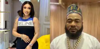 Tonto Dikeh drags Sam Larry for reportedly following her on Instagram