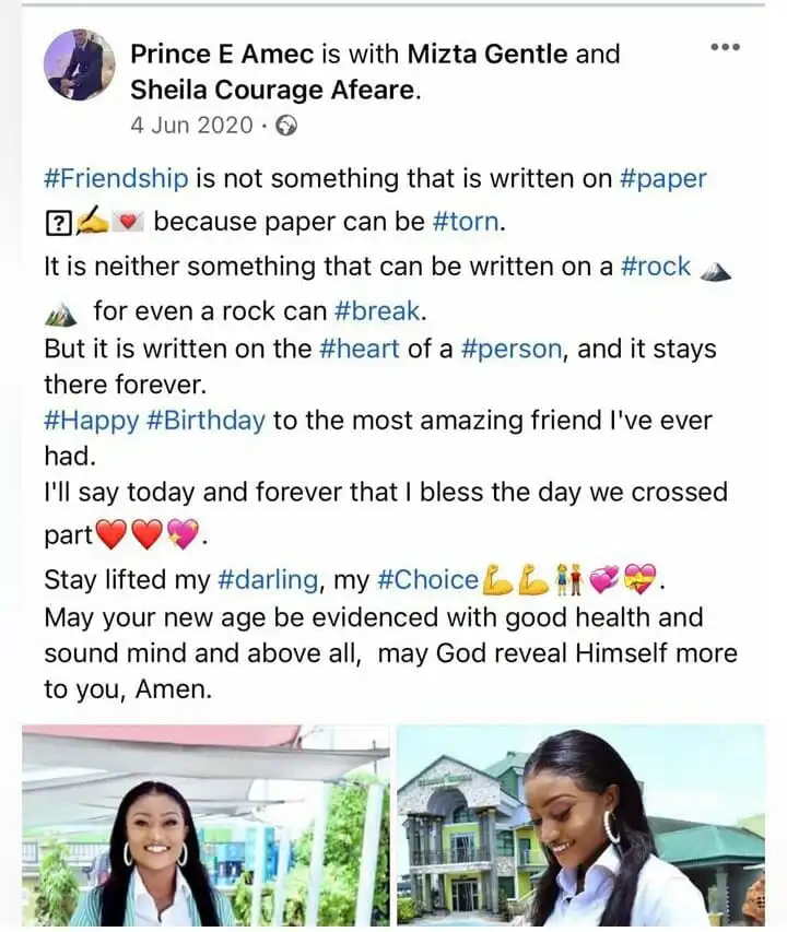 Netizens dig out the identity of Isreal DMW’s wife, Sheila Courage ex-lover as their marriage allegedly hits the rock 1 Netizens dig out the identity of Isreal DMWs wife Sheila Courages ex lover