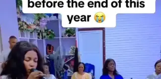 Single ladies wear wedding gowns to church as they hold wedding retreat to pray for husbands [Video]