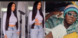 “She finish job” – Video as Canadian singer Chrissy Spratt pays tribute to Mohbad with his hit song “Peace” (Watch Video)