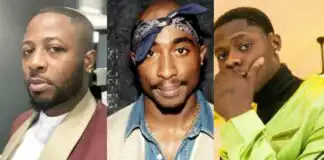 Tunde Ednut dragged after revealing coincidence between late Mohbad and late American rapper, Tupac