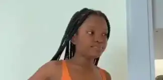 Lady unusual dance moves causes