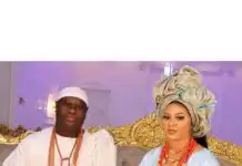 “A lifetime to go” Olori Tobi Phillips celebrates first wedding anniversary with Ooni of Ife (Photos)