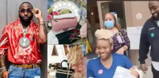 Davido gifts Chioma designer bags worth $100,000 (N100M) as a push present