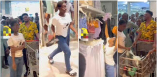 Moment young girl is given 1 minute free shopping spree (video)