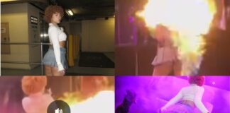 Ice Spice almost got burned while performing on stage