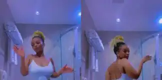 Heavy Load – Massive Reactions as Lady Gives a Glimpse Of Her Big Nyᾶsh (Video)