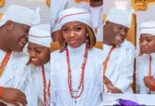 Olori Ashley affirms love for Ooni of Ife as they mark first wedding anniversary