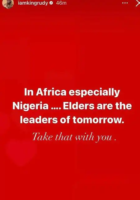 In Africa especially Nigerian elders are leaders of tomorrow Paul Okoye Kemi Filani blog min