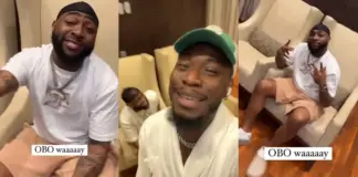 "When two Kings meet"- Bbnaija's Soma goes gaga after seeing Davido (video)