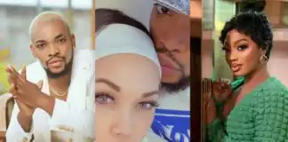 "You go explain tire" - Netizens react to report of BBNaija Kess cheating on his wife with colleague, Christy O