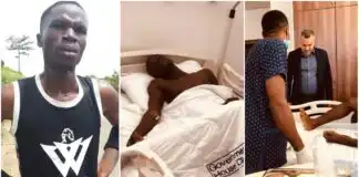 Nigerian Man who aimed to break Guinness Record by running from Lagos to Port Harcourt for 5 days lands in hospital