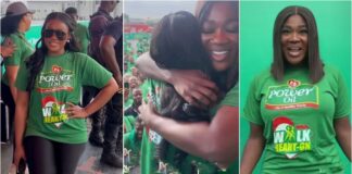 BBNaija’s CeeC, Mercy Johnson meet, share passionate hug at recent event in Port Harcourt – VIDEO