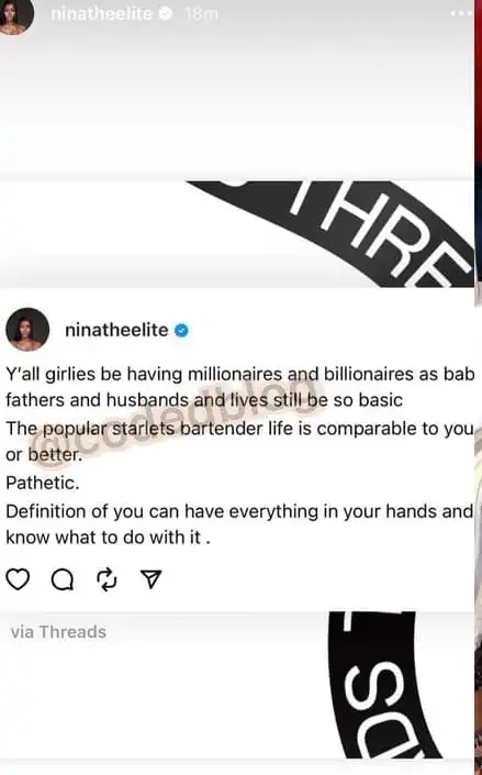 Yall can have billionares and millionaires as baby fathers and husbands and still live so basic Anita Brown shades Chioma Kemi Filani blog min 1