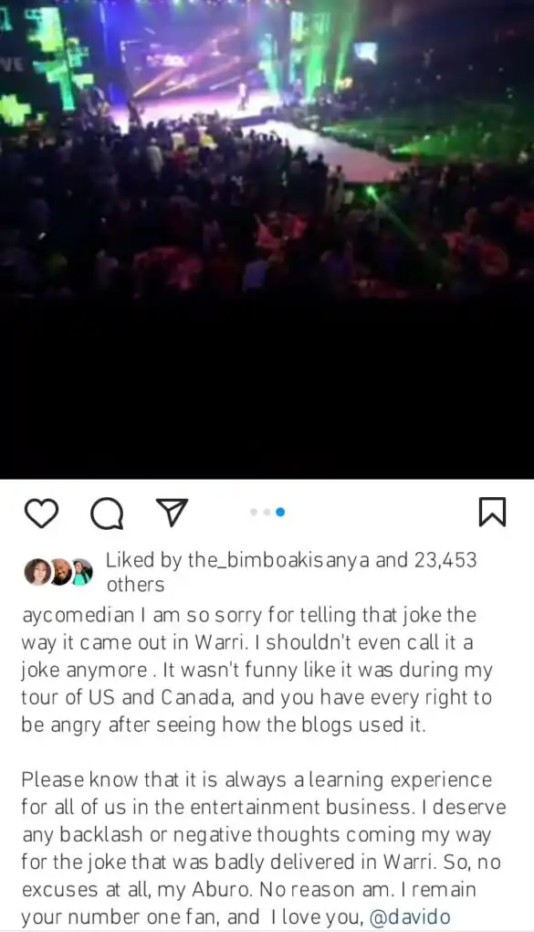 You have every right to be angry with me Ayo Makun apologises to Davido Kemi Filani blog min 1