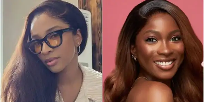“I will block you” – Adesua Etomi banters Jemima Osunde over comment on her post