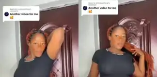 A Ghanaian lady with big curves flaunts her body in pink shorts (Watch video)