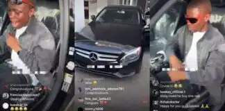 Congratulations pour in as Young Duu buys a multi-million naira brand new Benz