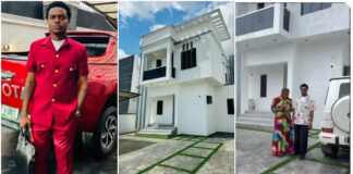 Blord surprises his mother with lavish N120 million mansion (Video)