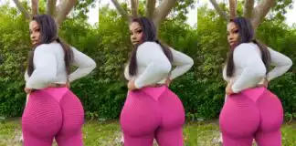 Watch Video As Endowed Lady Shakes