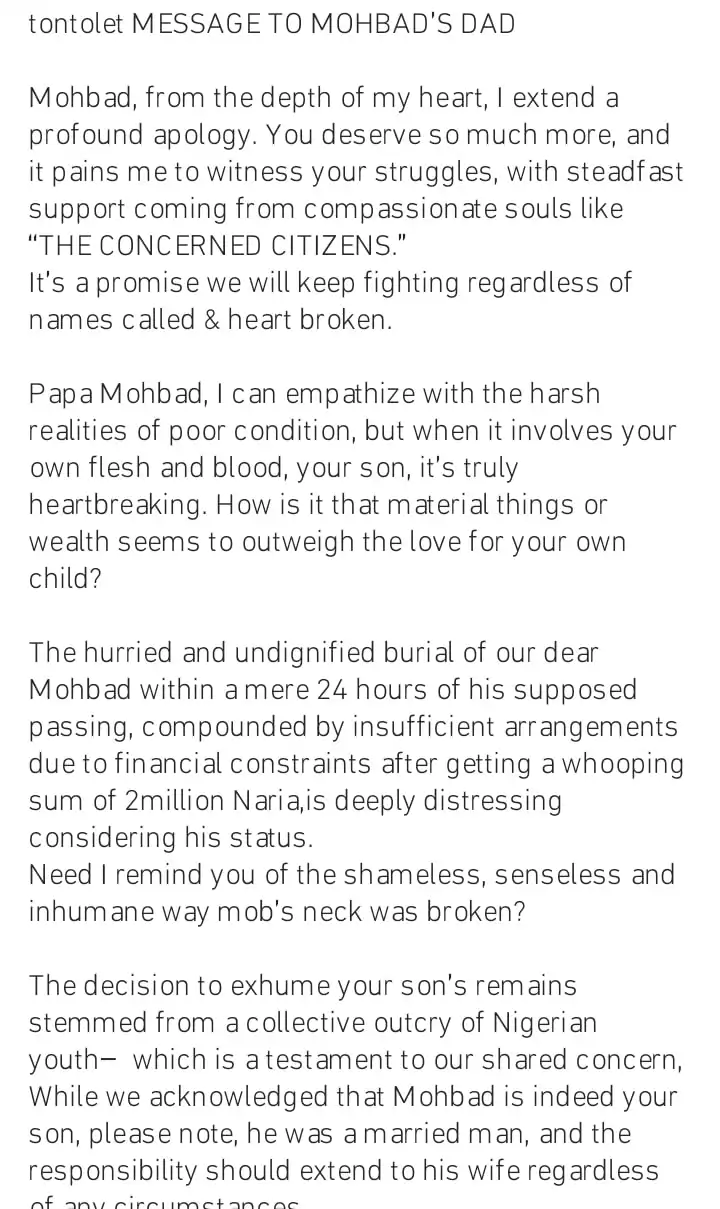 Why does your love for material things outweigh your love for your son Tonto Dikeh queries Mohbads father Kemi Filani blog min