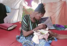Pregnant woman swims to hospital to give birth