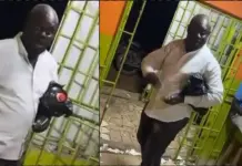 "You go think say na skit" - Man transfers aggression on operator after losing N28K to virtual bet (Video)
