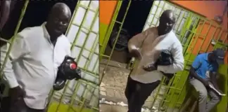 "You go think say na skit" - Man transfers aggression on operator after losing N28K to virtual bet (Video)