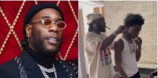 Burna Boy gifts Seyi Vibez 7Gents chain worth millions of Naira