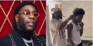 Burna Boy gifts Seyi Vibez 7Gents chain worth millions of Naira