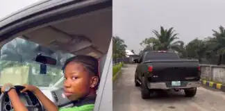 “You are not even 18 yet” – Fans react to new video of Emmanuella in school sportswear driving a truck