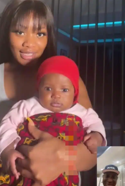 The wife gene strong – Reactions trail photos of Carter Efe’s months-old daughter 1 The wife gene strong – Reactions trail photos of Carter Efe’s months-old daughter