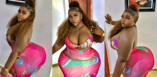 Lady with gorgeous endowments flaunts her natural curves (video)
