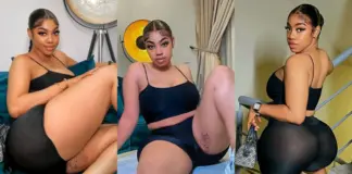 See the lady that drew Tattoos behind her Kpékus – Photos