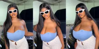 Moment Ebony mama flaunts her amazing milk factory in front of her Land Rover SUV, Pictures trends – Photos