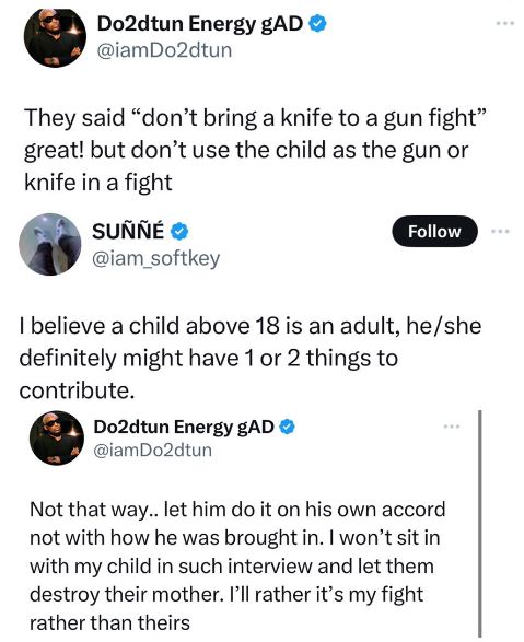 "When You Involve Kids As A Weapon To Fight Your Partner, You Don't Love Them" - OAP Dotun Speaks 2 doto1