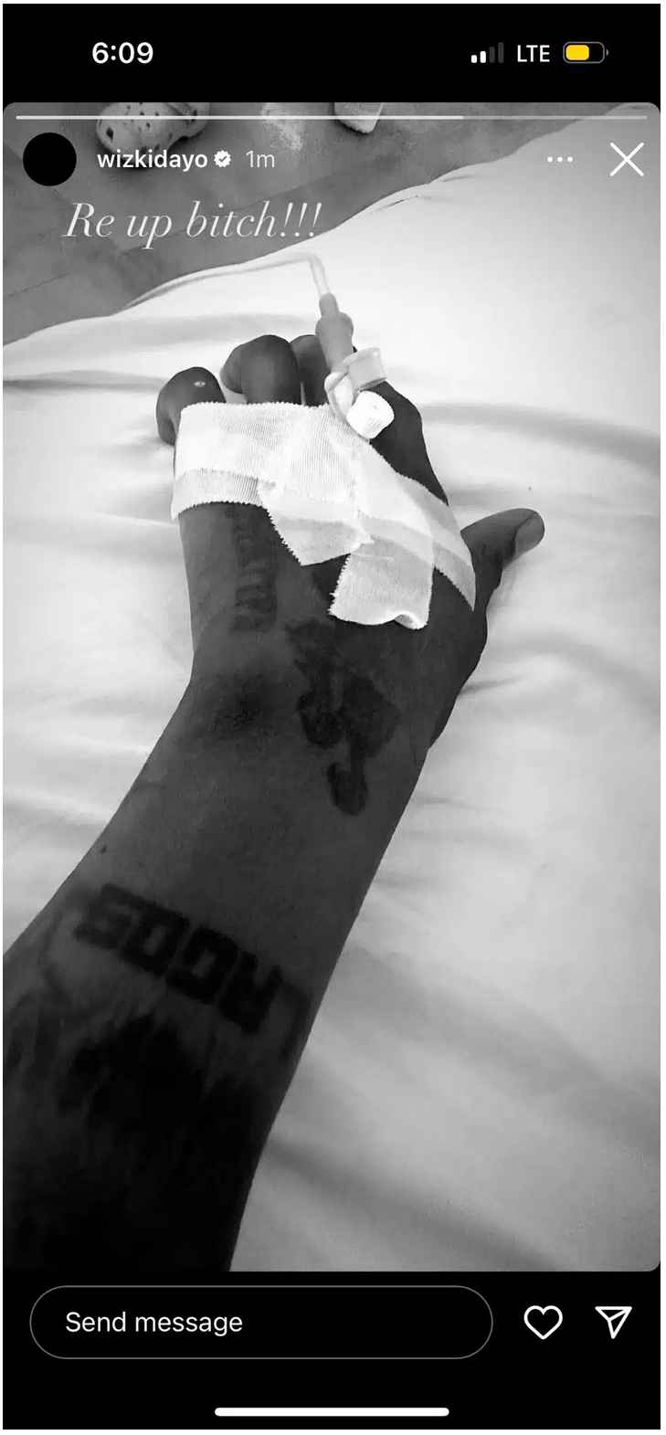 Wizkid Leaves Fans Worried After Being Hospitalised Ahead Of Christmas 1 wizzy