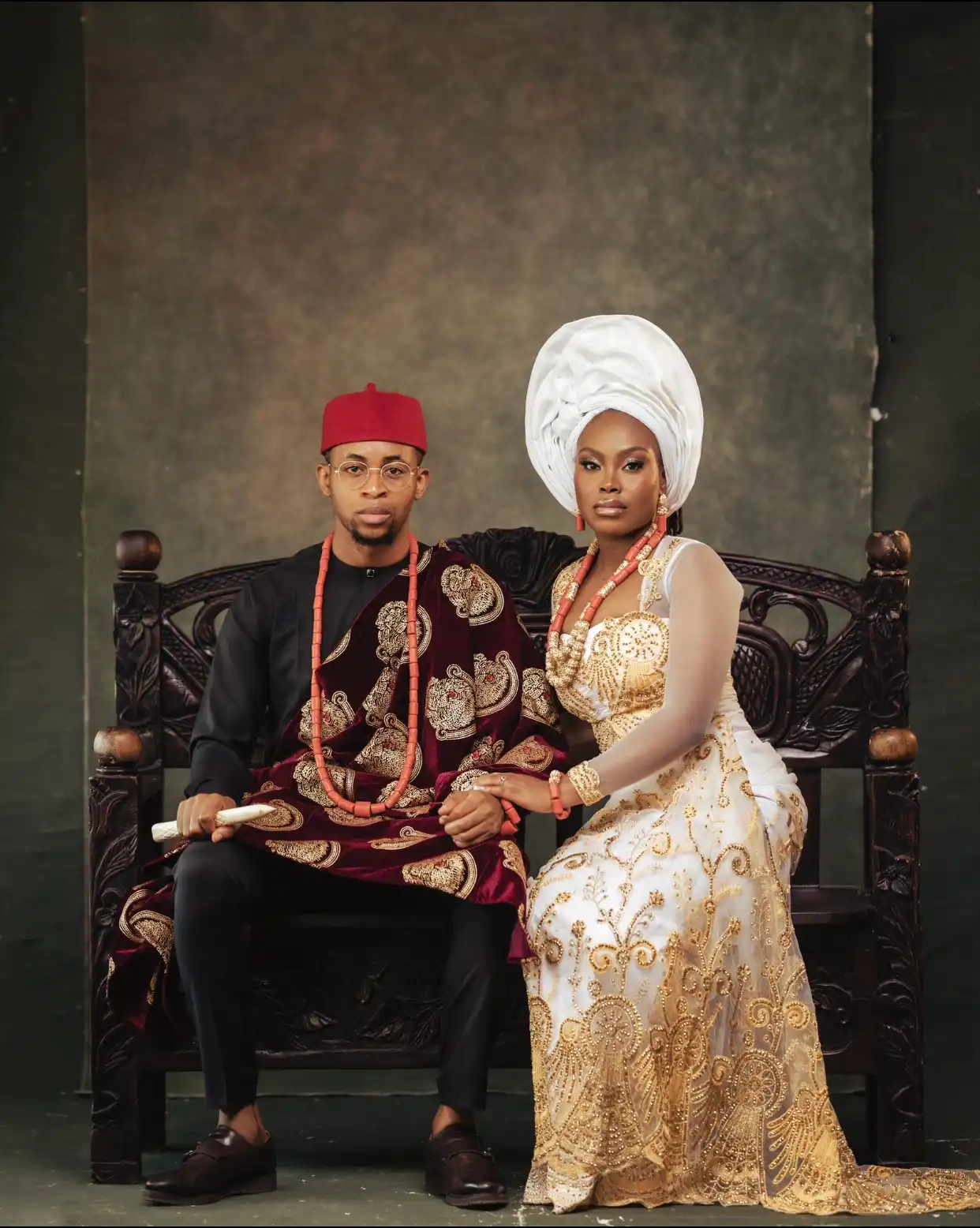 Controversial Life Coach, Solomon Buchi celebrates one year traditional wedding anniversary with wife, Arike